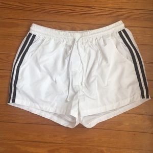 White sporty shorts